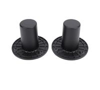 Jiawu 2 Uds Soporte de Altavoz Sombrero de Copa Construcción Robusta de Aleación de Aluminio Fácil Configuración Soporte Estable para Eventos PA/DJ