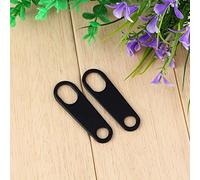 Jiawu 2X Soportes de Amortiguador de Niebla Delantero Negros, 49-51mm, | Kit de montaje de abrazadera de horquilla, tubo ajustable, se adapta a Bobber XL personalizado, par izquierdo derecho,
