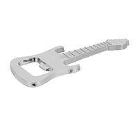 Jiawu Abrebotellas para Guitarra, Metal, Plateado, 25.9g | Abridor de latas de cerveza, forma de guitarra plateada, recuerdo de banquete de boda, herramienta para botella de refresco