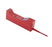 Jiawu Accesorio para Teléfono Celular Vintage, Modelo de Teléfono Móvil de Ladrillo, Accesorio de Simulación Antiguo, Adorno de Fotografía Retro, Material de Hierro, Ligero, Portátil para Fiestas