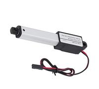 Jiawu Actuador Lineal Eléctrico Tipo Pluma Actuador Micro Lineal Impermeable de 12 V para Maquinaria Iatrica Agrícola con Protección contra Sobrecarga e Interruptor de Límite Final (50MM)
