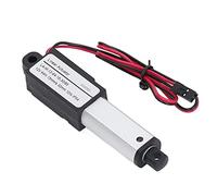 Jiawu Actuador Lineal Eléctrico Tipo Pluma Actuador Micro Lineal Impermeable de 12 V para Maquinaria Iatrica Agrícola con Protección contra Sobrecarga e Interruptor de Límite Final (30mm)