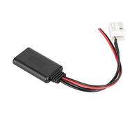Jiawu Adaptador de Audio Bluetooth, 12 Pines, 12V, MP3 AUX Música para | Cable de audio inalámbrico, ABS, Bluetooth 4.0, compatible con radios Audi VW , desplazamiento en coche, transmisión