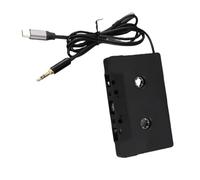 Jiawu Adaptador de Casete a Auxiliar para Automóvil Convertidor Universal de de 4 Canales para Sistemas de para Automóviles Antiguos Negro 1 M