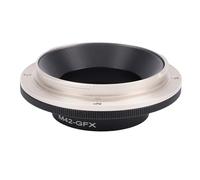 Jiawu Adaptador de Lente M42, Adaptador de Montura de Lente de Aleación de Aluminio para Cámaras GFX, Convertidor de M42 con Soporte de Enfoque Manual para GFX 100II 100S 50R 100 IR Ver