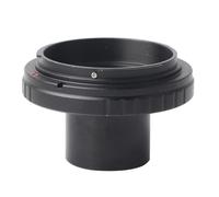 Jiawu Adaptador de Telescopio con Anillo en T de 1,25 Pulgadas para Cámara DSLR, Adaptador de Montaje en T M42 de Aleación de Aluminio para Fotografía 5D 60D 70D 20D T4i T3i 400D