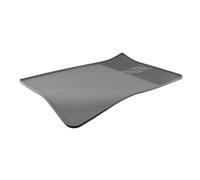 Jiawu Alfombra Grande de Alfombra sin Turno, Silicona de Calidad de la Comida, Cojín de Estación de café Ligero y Práctico para Amantes de 40.5 Cm (Gray)
