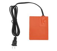 Jiawu Alfombrilla calefactora de silicona, 4 x 5 pies, manta de calefacción, almohadilla de batería con enchufe, alta eficiencia de transferencia de calor para impresoras 3D, cama calentadora