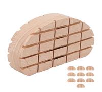 Jiawu Almohadilla de Madera para Casco de Caballo, Ajuste Fuerte, Impermeable, Transpirable para Vacas, Caballos, 10 Uds., Suministros para Herrador