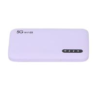 Jiawu Alta Velocidad 5G Mobile Hotspot Wifi6 Travel Hotspot Router 16 Dispositivos 6100 MAh Batería Púrpura, Trabajadores a Largo Plazo y Nómadas Digitales