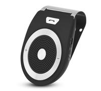 Jiawu Altavoz Bluetooth para Automóvil, 17-20 Horas de Tiempo de Conversación, Conexión de Teléfono Dual, Kit de Automóvil Bluetooth, Altavoz con Clip de Visera y Micrófono con Cancelación de Ruido