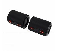 Jiawu Altavoz Bluetooth Potente 20W Diseño Partido Impermeable para Uso Exterior en el Hogar 2400mAh ABS 2 Unidades