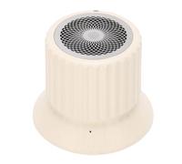 Jiawu Altavoz Magnético Altavoz Pequeño Inalámbrico Portátil con Perilla de Volumen Ajustable para Amantes de la Música Al Aire Libre en Interiores, Material ABS (Beige)