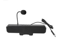 Jiawu Altavoz para PC de Escritorio con Micrófono Desmontable, Voz Clara, Fácil Instalación con Abrazadera, Ideal para Usuarios de Juegos y Clases en Línea