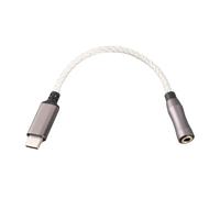 Jiawu Amplificador de Auriculares USB C a 3.5mm, DAC HiFi de 120dB, para