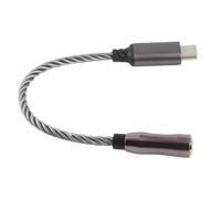 Jiawu Amplificador de Auriculares USB C a 3.5mm, DAC HiFi de 120dB, para
