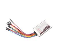 Jiawu Analizador Lógico, Dispositivo Portátil de 16 Canales con Frecuencia de Muestreo de 100 M con Umbral Ajustable y Juego de Cables para Pruebas Electrónicas