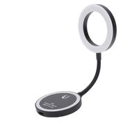 Jiawu Anillo de Luz LED para Selfies con Flexibilidad de 360° para Impresionantes Fotografías con Teléfono, Brillo Ajustable para Todos los Entornos