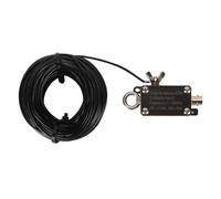 Jiawu Antena Alimentada por Extremo HF, Antena de Corta de Material de PVC Premium de Frecuencia de 1 30 MHz, de Corta Portátil con Bolsa de Almacenamiento Balun 1:49 para Comunicación por Radio HF Al
