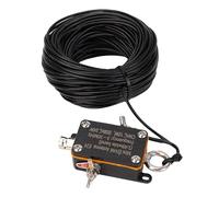 Jiawu Antena Portátil de Corta Compacta y Liviana 1:49 Balun de Alto Rendimiento 3-30 MHz para Entusiastas de la Radioafición Aleación de Aluminio