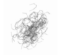 Jiawu Antioxidación de 100 Piezas de Reparación de Parachoques de Automóviles 0.8 Mm Antes de la Soldadura Cortada - Acero Inoxidable Fuerte (0.8 mm en forma de V 100pcs)