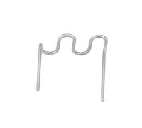 Jiawu Antioxidación de 100 Piezas de Reparación de Parachoques de Automóviles 0.8 Mm Antes de la Soldadura Cortada - Acero Inoxidable Fuerte (Rotonda de forma de onda tipo 0.8 mm 100pcs)