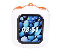 Jiawu Auriculares BT Pantalla LCD Cancelación de Ruido Control MP3 para Estudio Vida Laboral 10 M, 2 Auriculares Estuche de Carga Cable de Cordón (White)