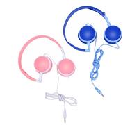 Jiawu Auriculares de Aula para Niños 12 Pares con Cable con Diseño Ajustable Aprender y Divertirse Interfaz de 3,5 Mm
