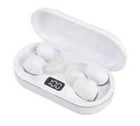 Jiawu Auriculares de Traducción AI Traducción Eficiente 7 Modos para Viajeros de Negocios PC Blanco 2 Auriculares + 1 Estuche de Carga