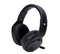 Jiawu Auriculares Inalámbricas para Juegos Bluetooth 3.5AUX 2,4GHz (BLACK) | Auriculares para Videojuegos con Sonido Envolvente HIFI, Iluminación RGB, Micrófono con Cancelación de Ruido Desmontable