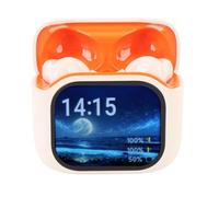 Jiawu Auriculares Inalámbricos con Traductor de Idiomas con 3 Modos de Traducción, Dispositivo de Traducción de 140 Idiomas para Viajeros/Estudiantes, Auriculares ANC con Estuche de Carga con (Beige)