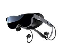 Jiawu Auriculares VR, 70° FOV 1080p Gafas 3D de Realidad Virtual Ajustables, Pantalla de Video Cine Móvil Personal con Auriculares Magnéticos, Compatible con Teléfono y