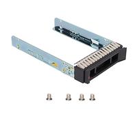 Jiawu Bandeja de Disco Duro SAS de 2,5 Pulgadas para X3850 X6 X3650 ST550 SR550, HDD Carrier Server Caja de Bandeja de Disco Duro, Hot Swap Universal Metal ABS Plata Negro