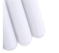 Jiawu Barra Agitadora de PTFE Blanca Tipo C, Barra Agitadora Magnética de 5 Piezas de 5-15 Mm, Pulga de Laboratorio con Resistente a la Corrosión para Mezclador Magnético (Politetrafluoroetileno 2)