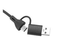 Jiawu Barra de Altavoz USB, Altavoz de PC con Clip para Ahorro de Espacio de 10 W, Barra de Estéreo con Tecla de Silencio de Control de Volumen para Computadora de Escritorio y Portátil