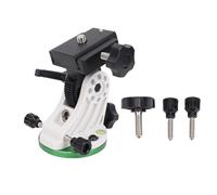 Jiawu Base de Latitud para Sky Observador, Asiento de Ajuste de Latitud de 90 Grados, Montaje del Telescopio de Aleación de Aluminio, Hilo de 3/8 Pulgadas para Trípode Común (2#)