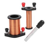 Jiawu Bobina de Inducción Electromagnética para Enseñanza de Física para Instrumento de Experimento Secundario Primario, Estudio de la Ley de Lenz, Solenoide de Cobre Esmaltado Portátil Liviano,