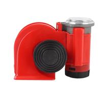 Jiawu Bocina de Tren Eléctrico para Coche, Potente Bocina de Frecuencia Estable ABS de Metal Resistente Al Agua de 115dB para Motocicleta y Barco DC12V