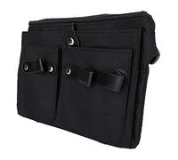 Jiawu Bolsa de Cintura para Tijeras de Peluquero Profesional para Funda de Tijeras de Peluquería, Bolsa de de Cuero PU con Múltiples Bolsillos para Peines y Clips - Cinturón Ajustable Salón