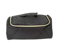 Jiawu Bolsa de Viaje para Herramientas de Peinado, Estuche de Almacenamiento a Prueba de Calor para Alisador, Rizador, Organizador Colgante para Profesionales de Salón, Material de Poliéster (Black)