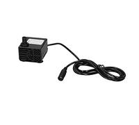 Jiawu Bomba de Agua CC sin Escobillas Sumergible 500L/H 12V 5W Dispositivo de Circulación de Agua de bajo Ruido Elevación de 1,2 M para Acuario de Pecera, ABS Resistente Al Calor, IP68 a Prueba de,
