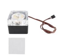 Jiawu Bomba de Refrigeración por Agua para PC, Bomba de Agua Silenciosa de 8 W, 800 L/H, Cabezal de 4 M, de Refrigeración Silenciosa Integrada con Velocidad de Control Inteligente PWM, ABS Acrílico