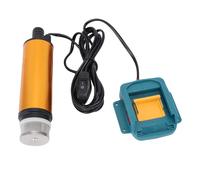 Jiawu Bomba Eléctrica Portátil para Cubierta de Piscina con Cable de 16,4 Pies, Potente Bomba de Aceite de Agua Sumergible Compatible con Batería BL1840