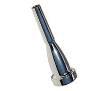 Jiawu Boquilla de Trompeta Chapada en Plata de Cobre 1.5C, Reemplazo para Bach & Conn, Boquilla de Trompeta Plateada Portátil Liviana con Gran Compatibilidad para Reemplazo de Bricolaje Antiguo (1C)