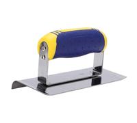 Jiawu Bordeadora de Hormigón, Paleta de Bordeadora Antioxidante de Acero Inoxidable, Herramienta de Acabado de Hormigón con Ergonómico para Obras de Construcción, Esquinas Estrechas, Techos Arqueados
