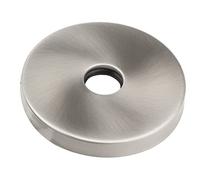 Jiawu Brida de Brazo de Ducha Grande, Placa de Cubierta Extra Ancha de 3,5 Pulgadas, Escudo de Acero Inoxidable para Tubería G1/2 con Junta de Goma para Reparación de Orificios de Pared de Baño,