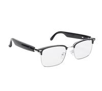 Jiawu BT Smart Touch Auriculares Gafas de Sol Un Control Clave para la Que Llama Inalámbrica Llama Libremente Llamando a la Música Lectura de 10 M Distancia Efectiva de Conexión (Plata Pintada de