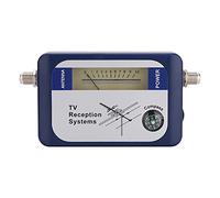 Jiawu Buscador de Señal de TV, Pantalla Retroiluminada Buscador de Señal Digital Portátil Compacto, Medidor de de Antena con Capacidad de Uso Nocturno para Instalación de Antena Satelital Doméstica