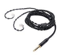 Jiawu Cable de Auricular de de 4,4 Mm de Hombres a QDC 2 Pin para Amantes de la Música Cable de Auriculares IEM para Z10 Pro 2 AS10 X ZS10 X ZSN para Audiophile