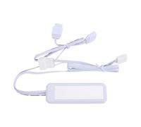 Jiawu Cable de Extensión ARGB de 5 V para Ventiladores de Refrigeración de PC Personalizados y Sistemas de Iluminación LED: Ideal para Jugadores y Mineros (White)